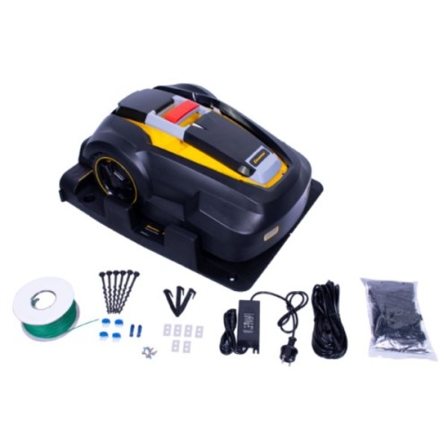 Газонокосилка-робот CHAMPION RMB2428 аккумулятор Li-ion,  3 А/ч,  3 ножа. 28В, 2900 об/мин