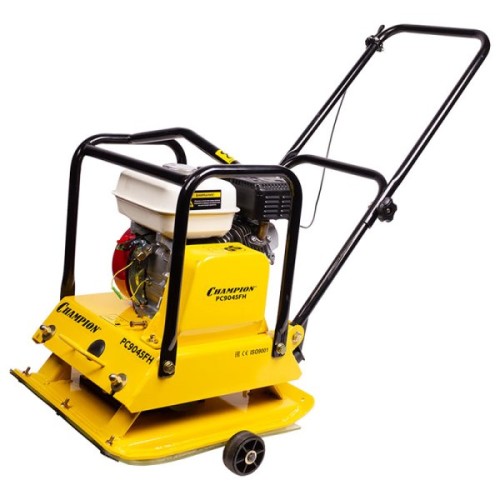 Виброплита с бензиновым двигателем, 50х45 см, 4200 об/мин, 15 кН, 40см/сек, 4 кВт CHAMPION, PC9045FH